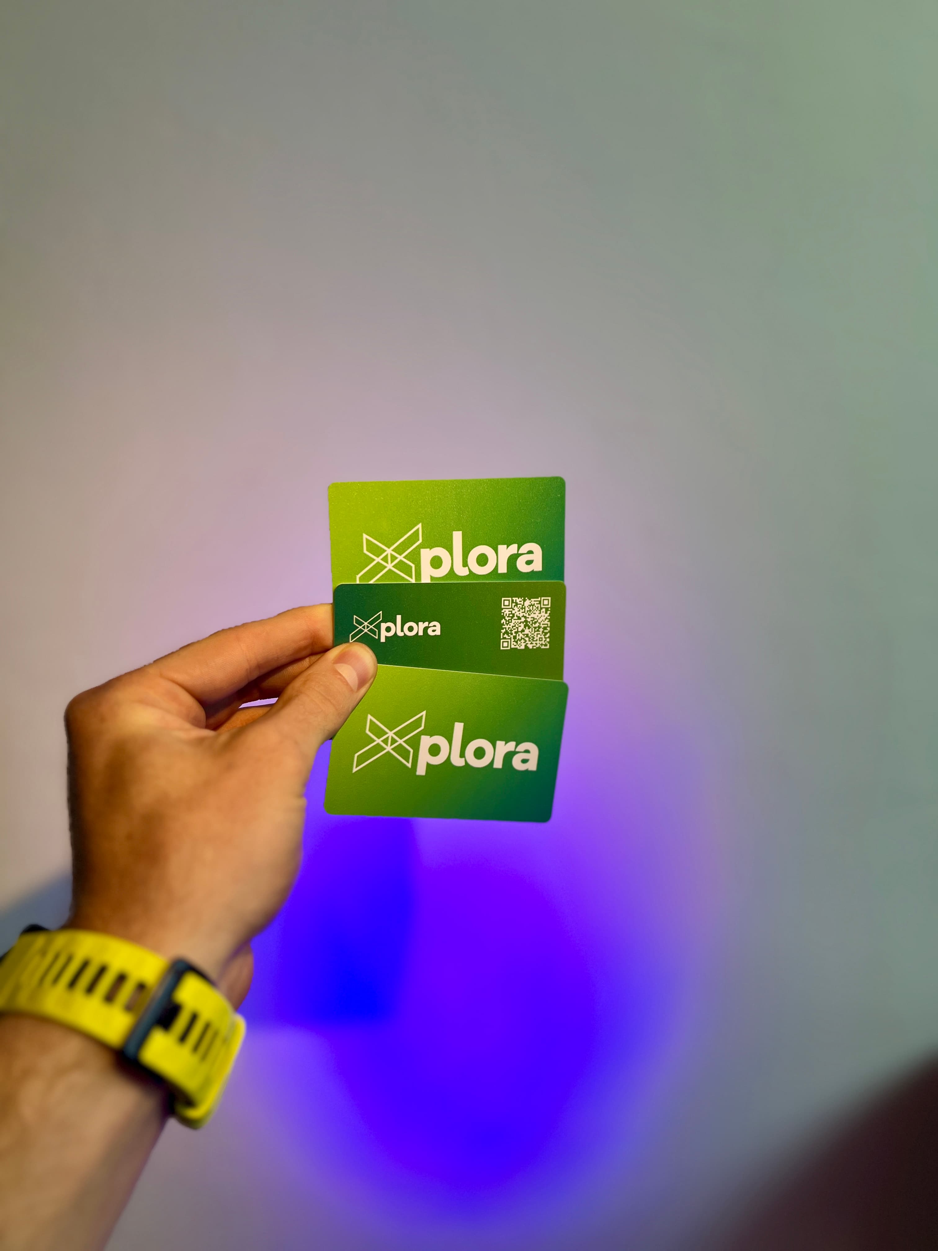 Xplora branded NFC cards
