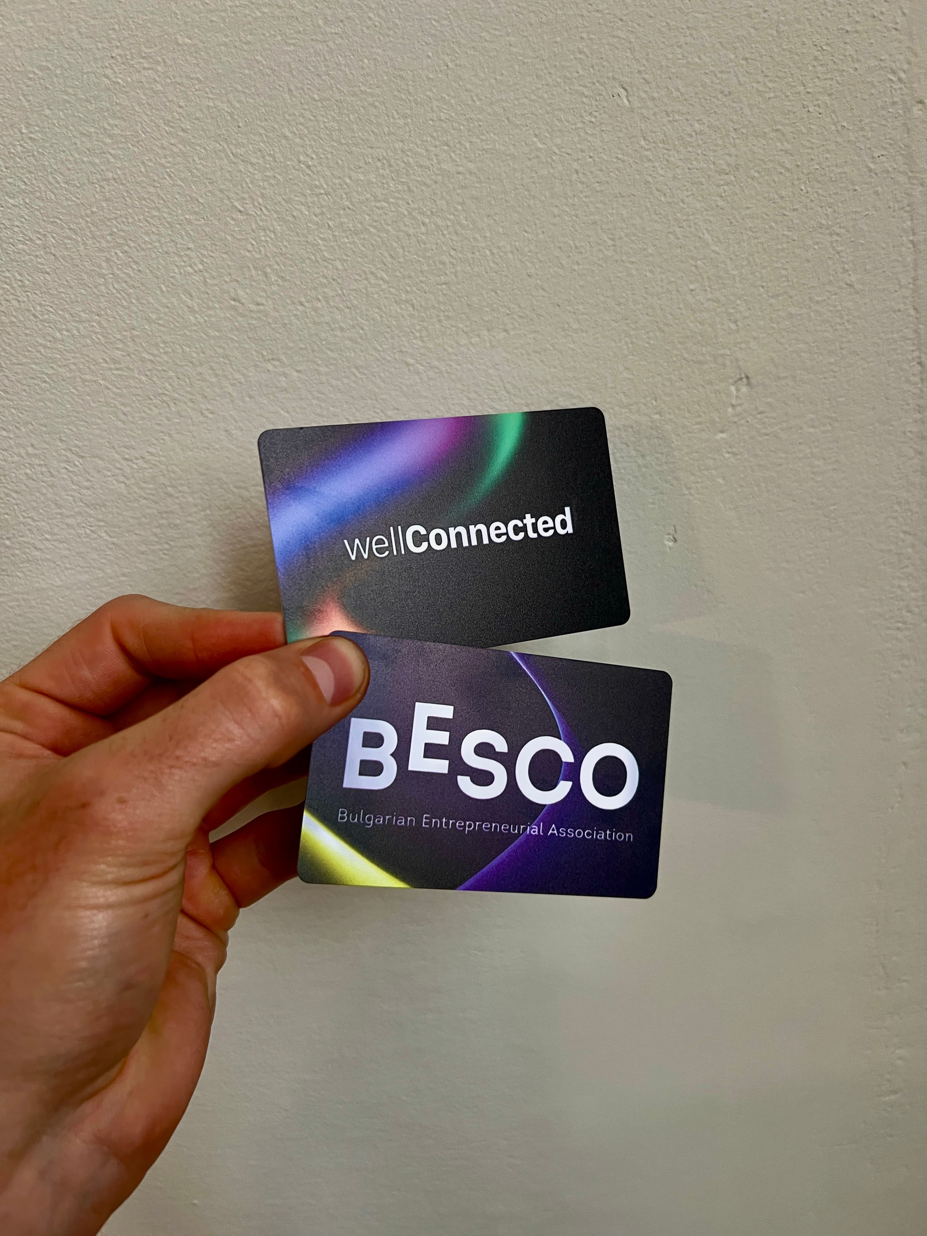 BESCO and WellConnected NFC cards