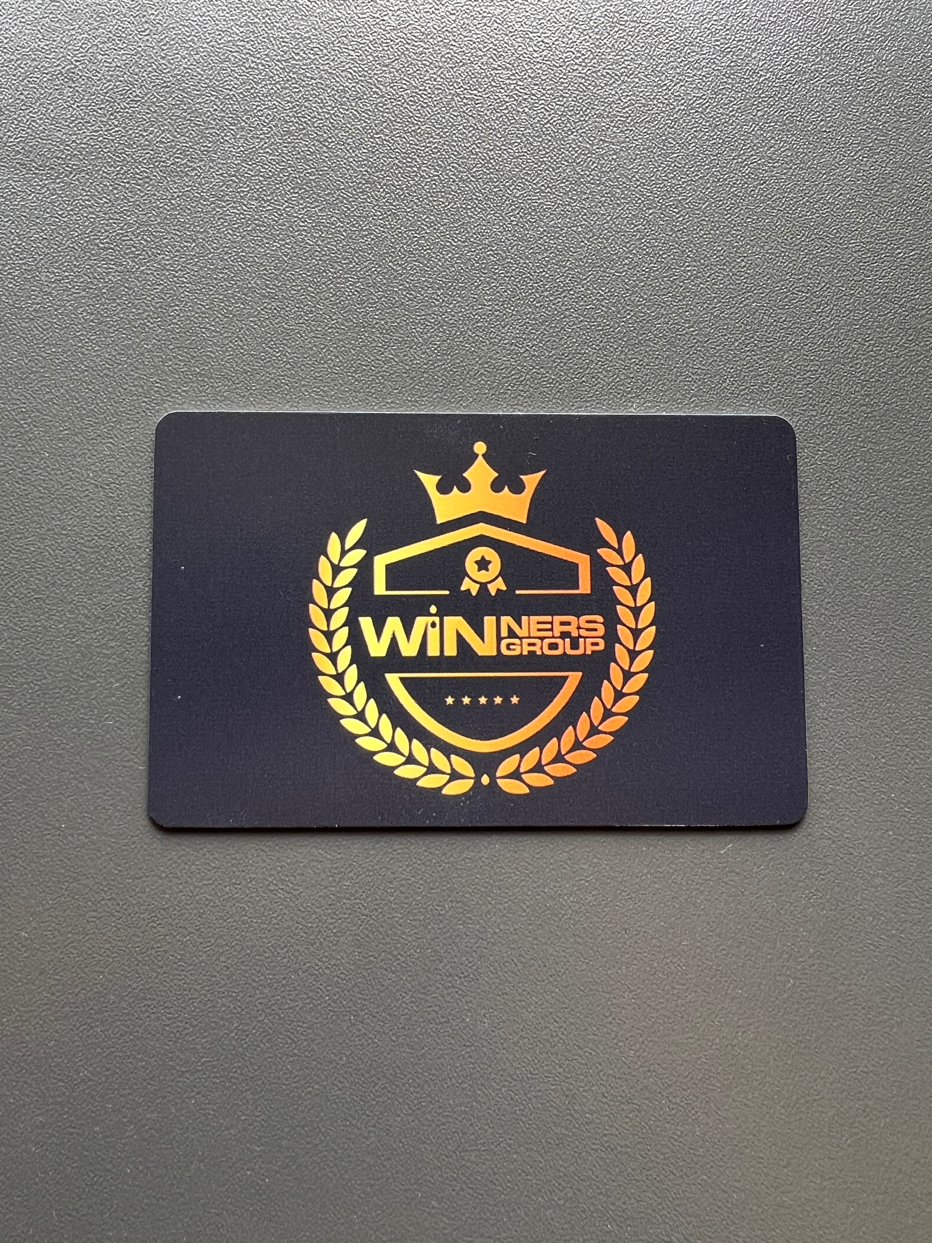 Winners Group custom Ninja Card