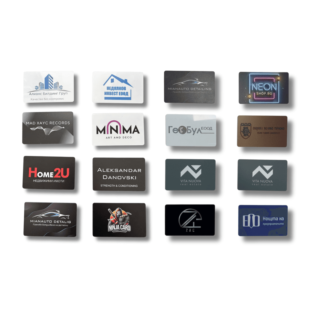 Real personalized card designs made by Ninja Card